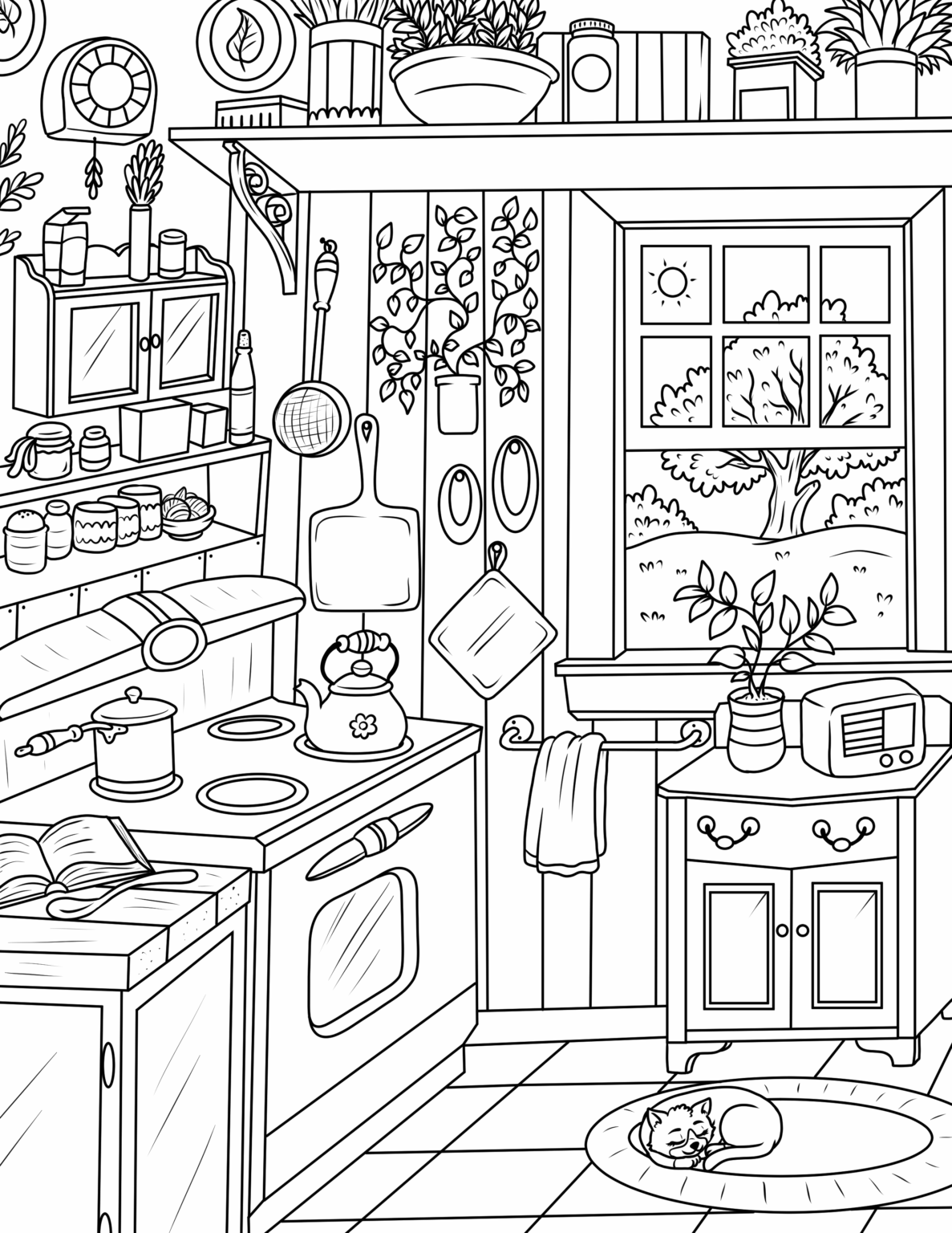 Free cozy Coloring Pages – Sweet kids home