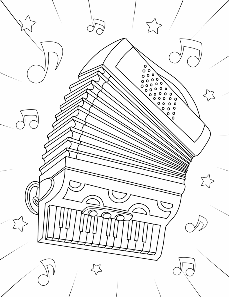 Free music Coloring Pages