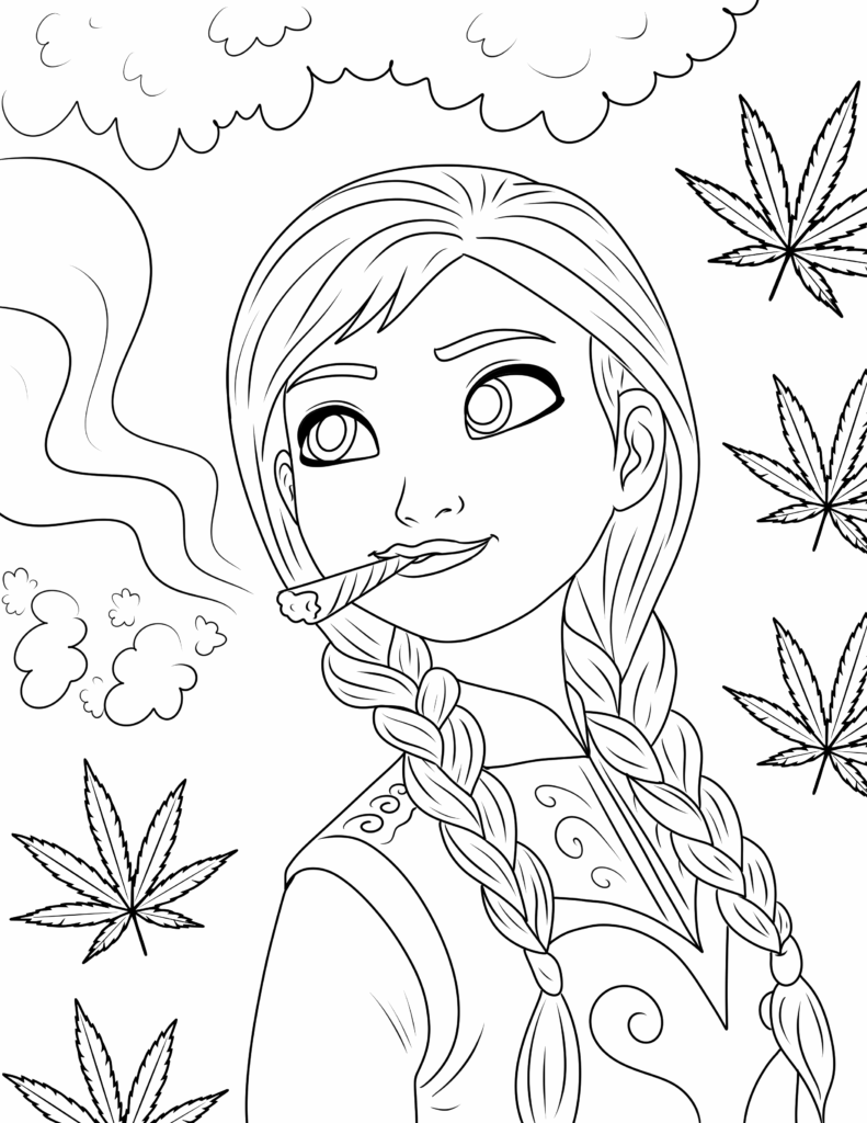 Free princess stoner Coloring Pages