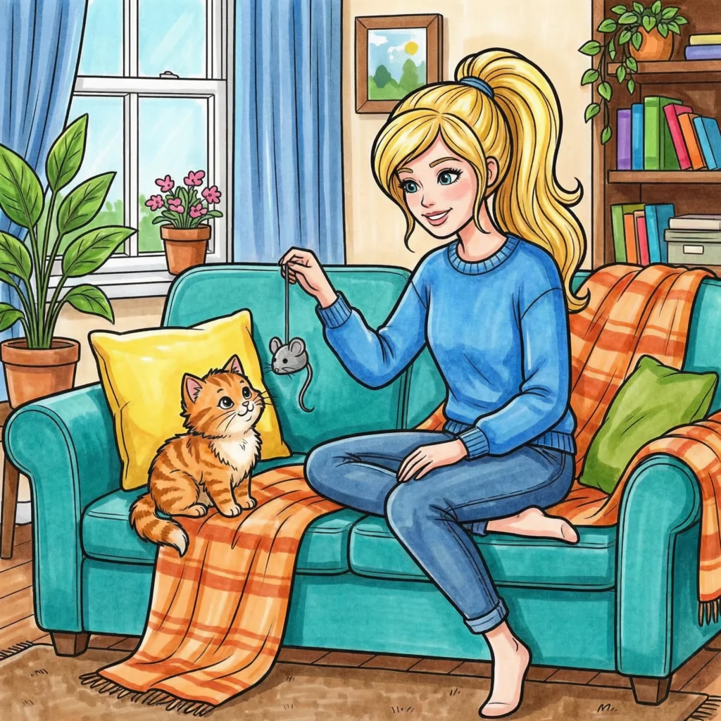 Barbie girl moments Coloring Pages