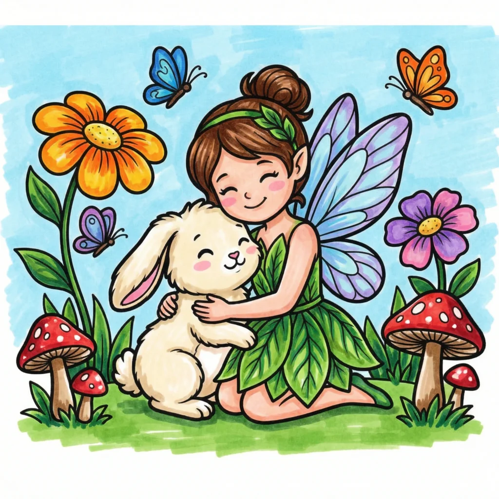 Fairy World Coloring pages