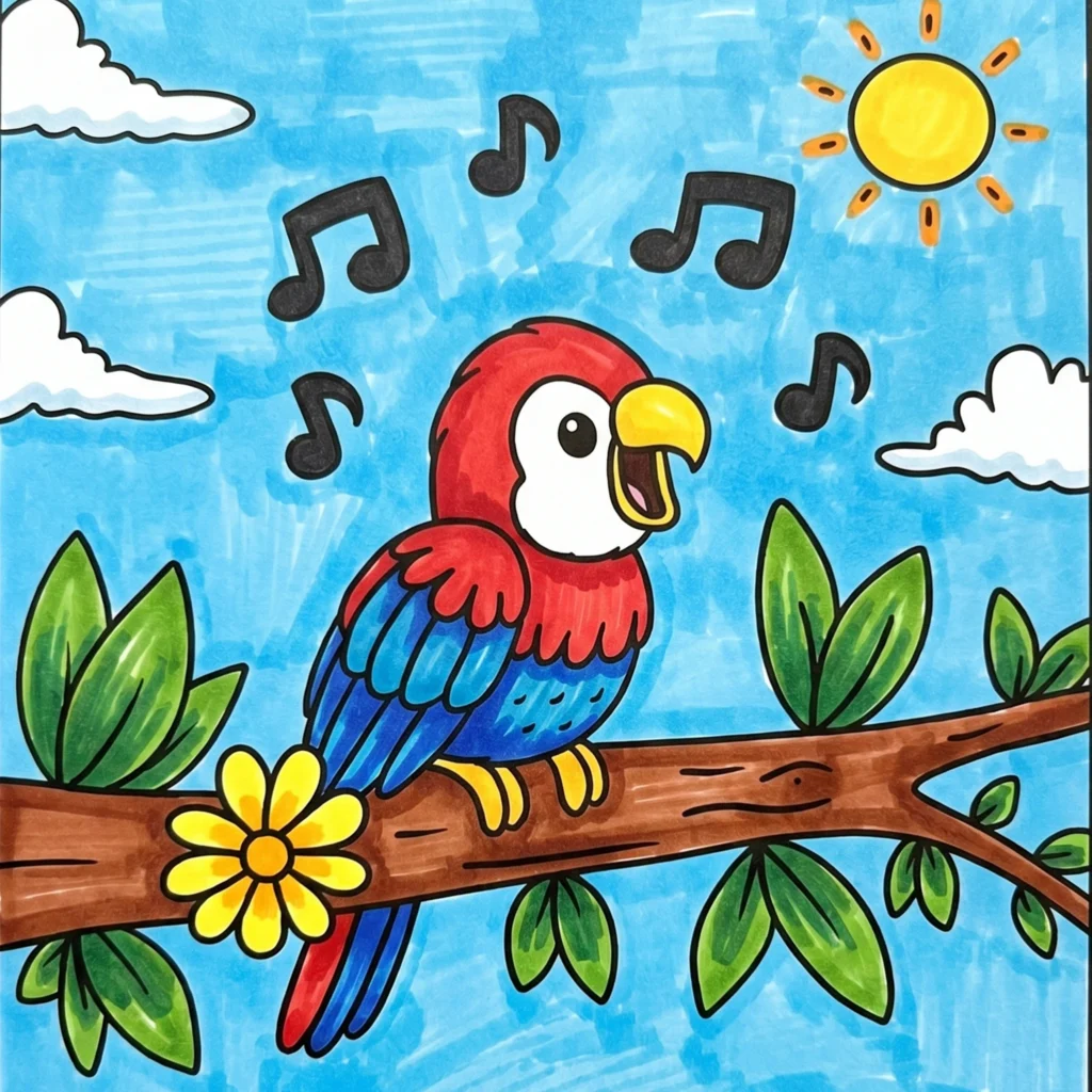 Free bold and easy Coloring Pages