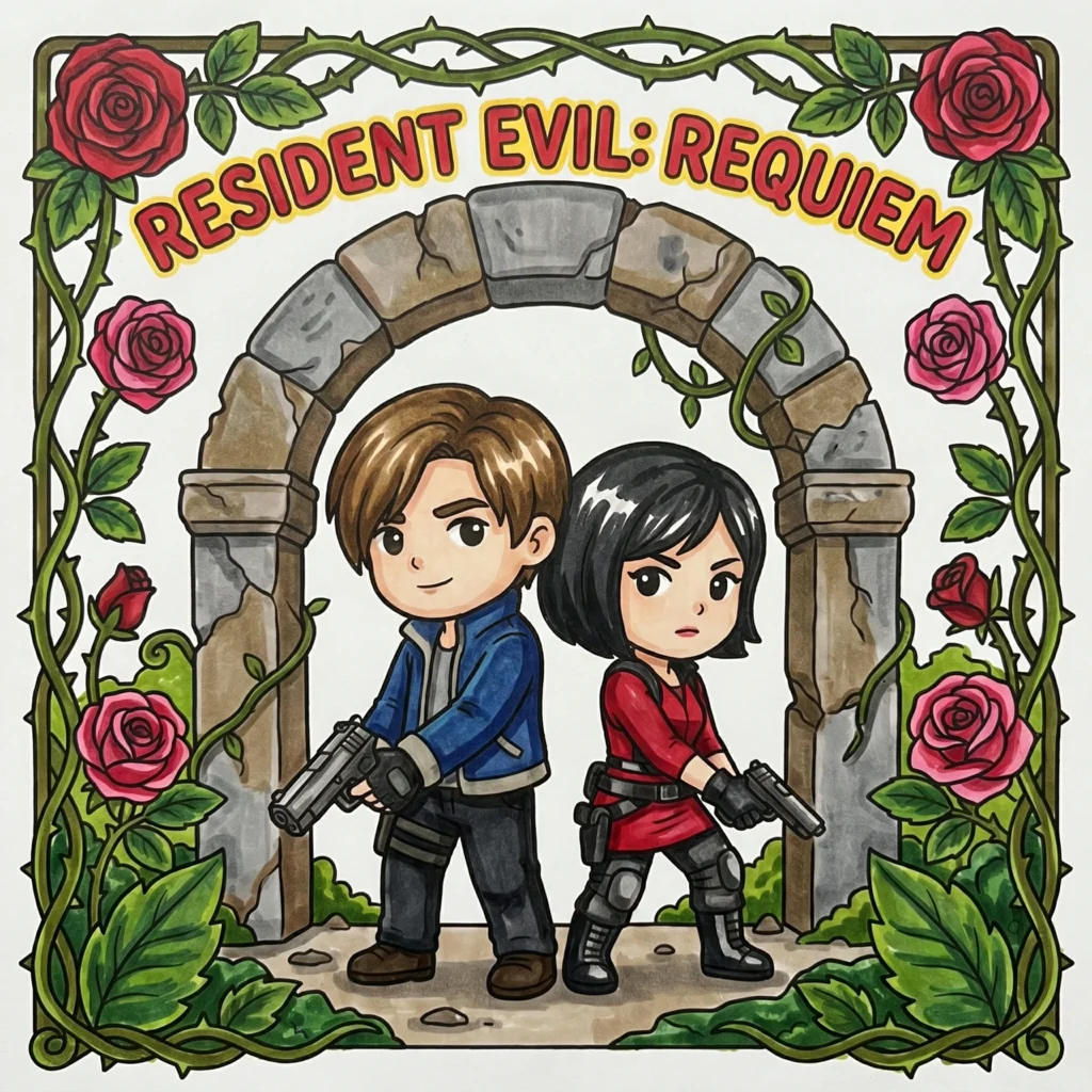 Resident Evil Coloring Pages